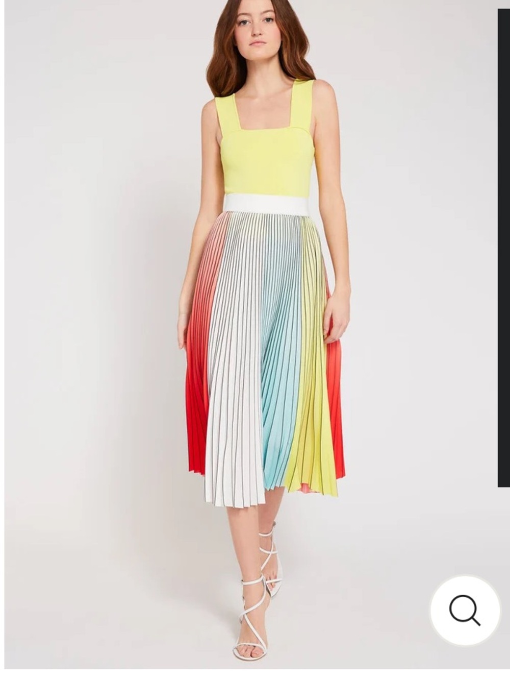 Alice & Olivia - Pleated Midi Skirt